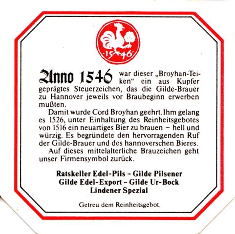 hannover h-ni gilde 8eck 2b (180-anno 1546-schwarzrot) 
